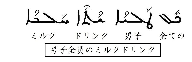 シリア語の世界（４）単語、短文と訳　川口一彦