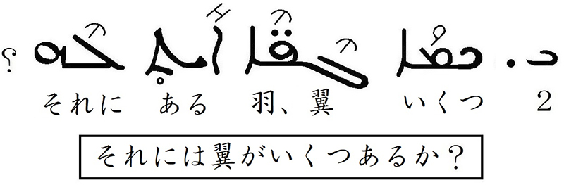 シリア語の世界（１１）見て、大きな雄鳥　川口一彦