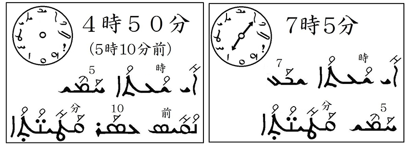 シリア語の世界（１２）時間、曜日と年月日　川口一彦