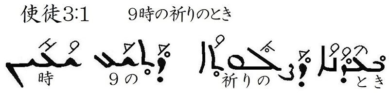 シリア語の世界（１２）時間、曜日と年月日　川口一彦