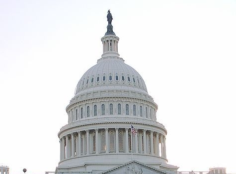 米ワシントンD.C.にある連邦議会。