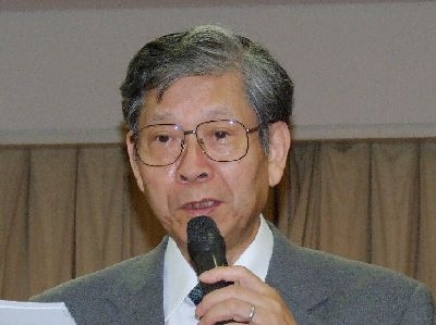 富士見町教会主任牧師倉橋康夫氏（２０１１年６月１７日＝富士見町教会で）。