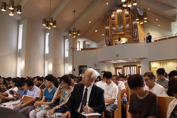  ２０１１年９月４日、東京若枝教会で